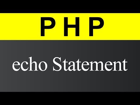 echo Statement in PHP Hindi