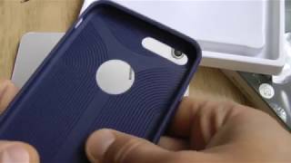 Baseus Hermit Bracket Case Phone Shell for iPhone 7 Plus 5.5 inch  -  BLUE