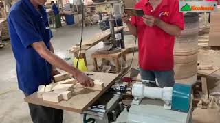 Máy cấy ốc nằm | Horizontal tapping machine | SS-201 | Woodmaster