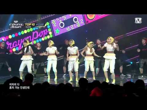 [HD] 140410 Crayon Pop - Uh ee  @ M! Countdown