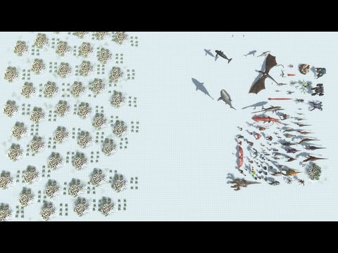 300 Space Bugs Xenoverm vs ALL TEAMS Animal Revolt Battle Simulator