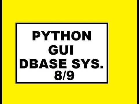 Python Gui Dbase Sys 89