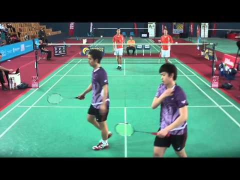 TV Court GJ2013 // Sol Kyu Choi & Se Woong Park vs. Russell Muns & Vincent De Vries (3rd set)