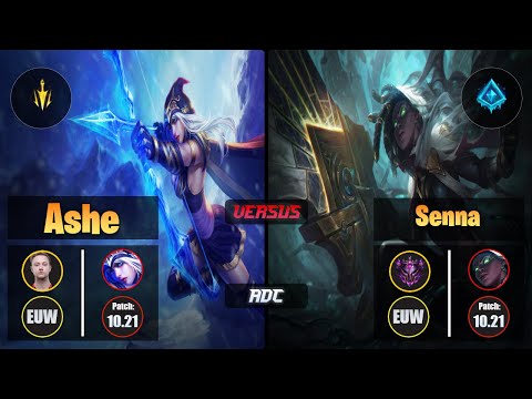 Rekkles ASHE (ADC) [Lethal Tempo] VS SENNA - Master EUW Patch 10.21