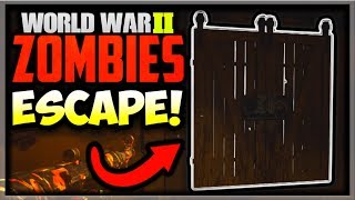 WW2 Zombies "Groesten Haus" Easter Egg Ending - Escape The Map? (Call of Duty WW2 Zombies Easter Egg