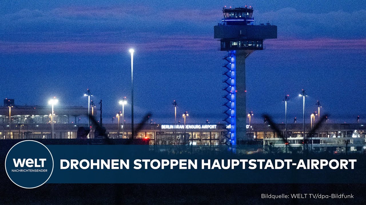 STRESS AM HIMMEL: Drohnen-Alarm in Berlin! Hunderte Passagiere stranden am Flughafen BER