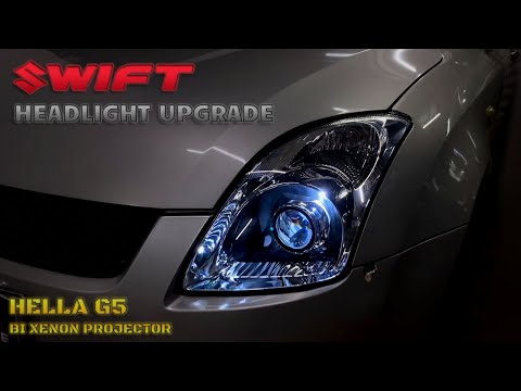 Maruti Swift || Hella G5 BI-Xenon Proajector Upgrade || #maruti #swift