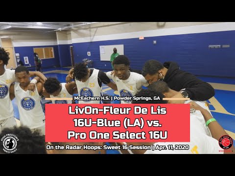 LivOn-Fleur De Lis 16U Blue vs. Pro One Select (Highlights) - Slow start leads to BIG comeback!