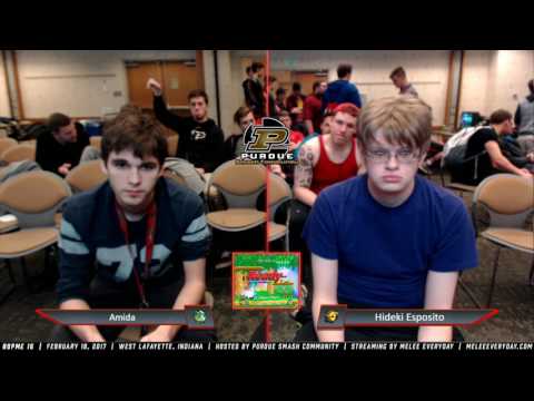 BOPME 16 - Amida (Jigglypuff) vs. Hideki Esposito (Link) - SSBM - Winners R2