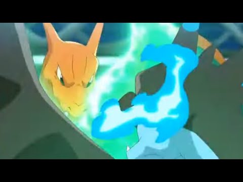 Leon Charizard Vs Alain Charizard | Mega Charizard X Vs Leon's Charizard| Alain Vs Leon |Full Battle