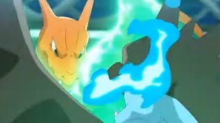 Leon Charizard Vs Alain Charizard | Mega Charizard X Vs Leon's Charizard| Alain Vs Leon |Full Battle