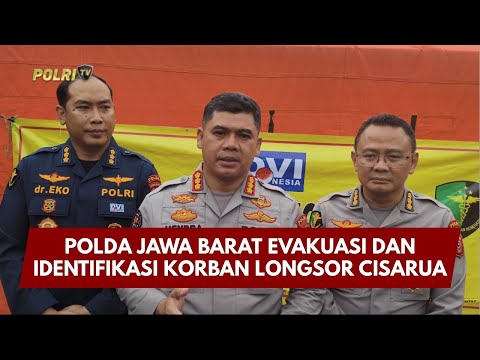 PRESISI UPDATE: POLDA JAWA BARAT EVAKUASI DAN IDENTIFIKASI KORBAN LONGSOR CISARUA 26/01/2026 (07.30)