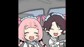 【手描き】生徒会パン屋さんのうた。【切り抜き/三枝明那/周央サンゴ/にじさんじ】