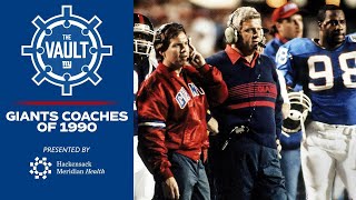 Bill Parcells' SUPER Coaching Staff in 1990 Season; Tom Coughlin, Bill Belichick | New York Giants video