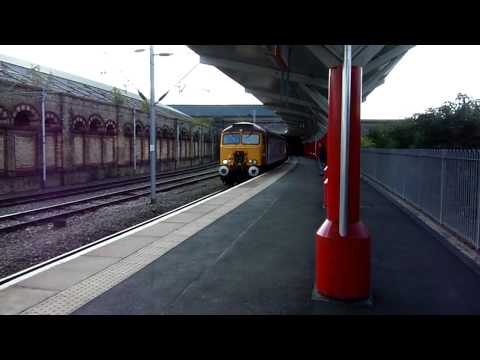 The 1D83 0850 London Euston to Holyhead film at Crewe