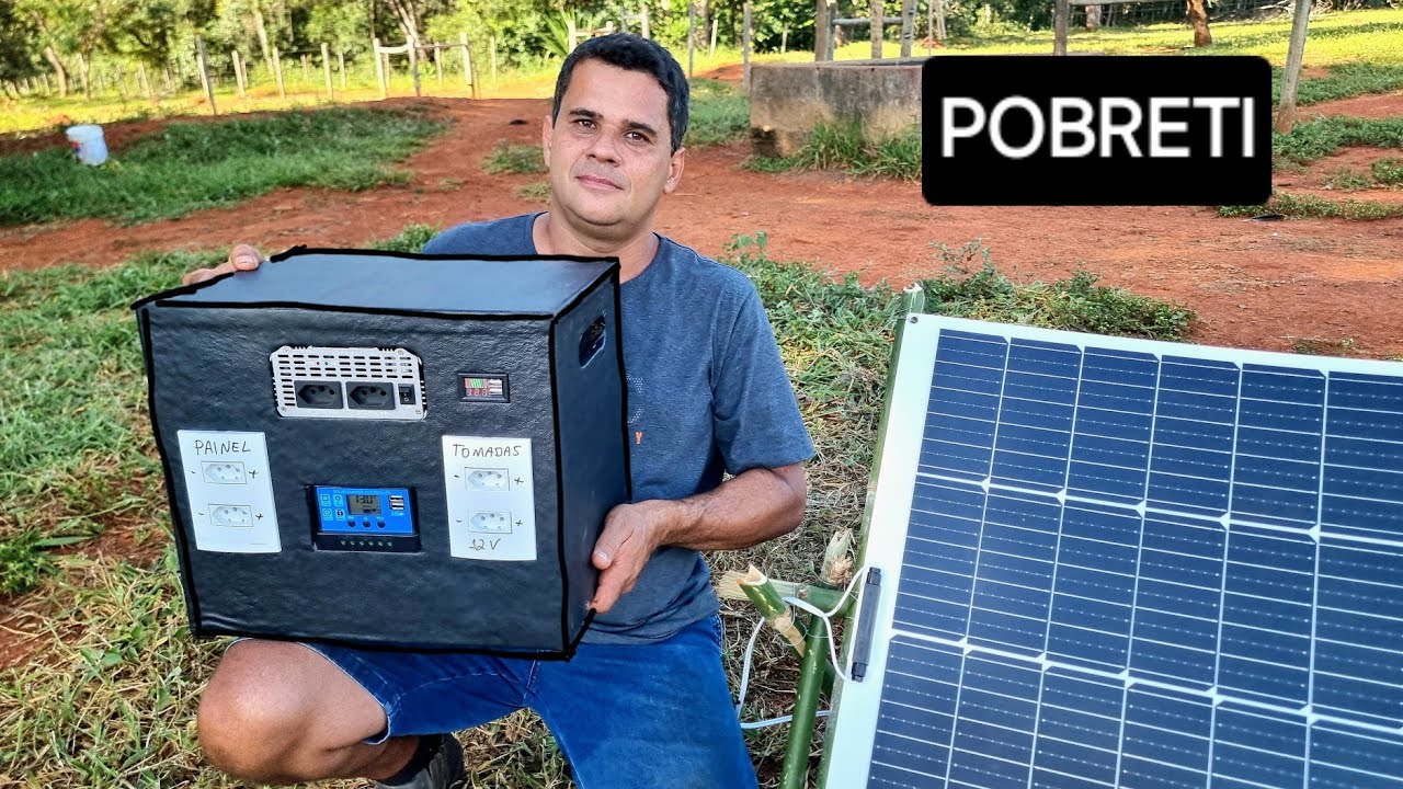 How to Make a Low Cost POWER STATION (Solar Generator)
