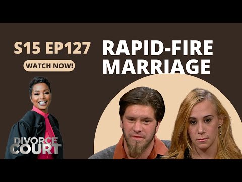 Divorce Court: Joshua vs. Allison - Rapid-Fire Marriage