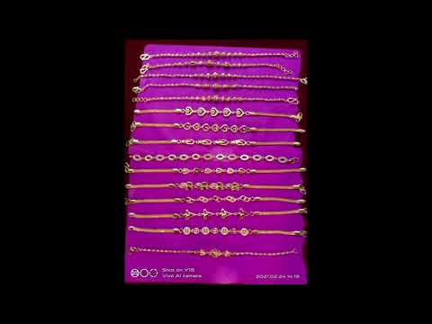gold new model ladies bracelets in light weight