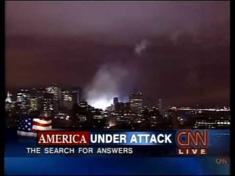 CNN 9/11 LIVE TV Coverage (9/14/01) 5:00 A.M - 5:15 A.M