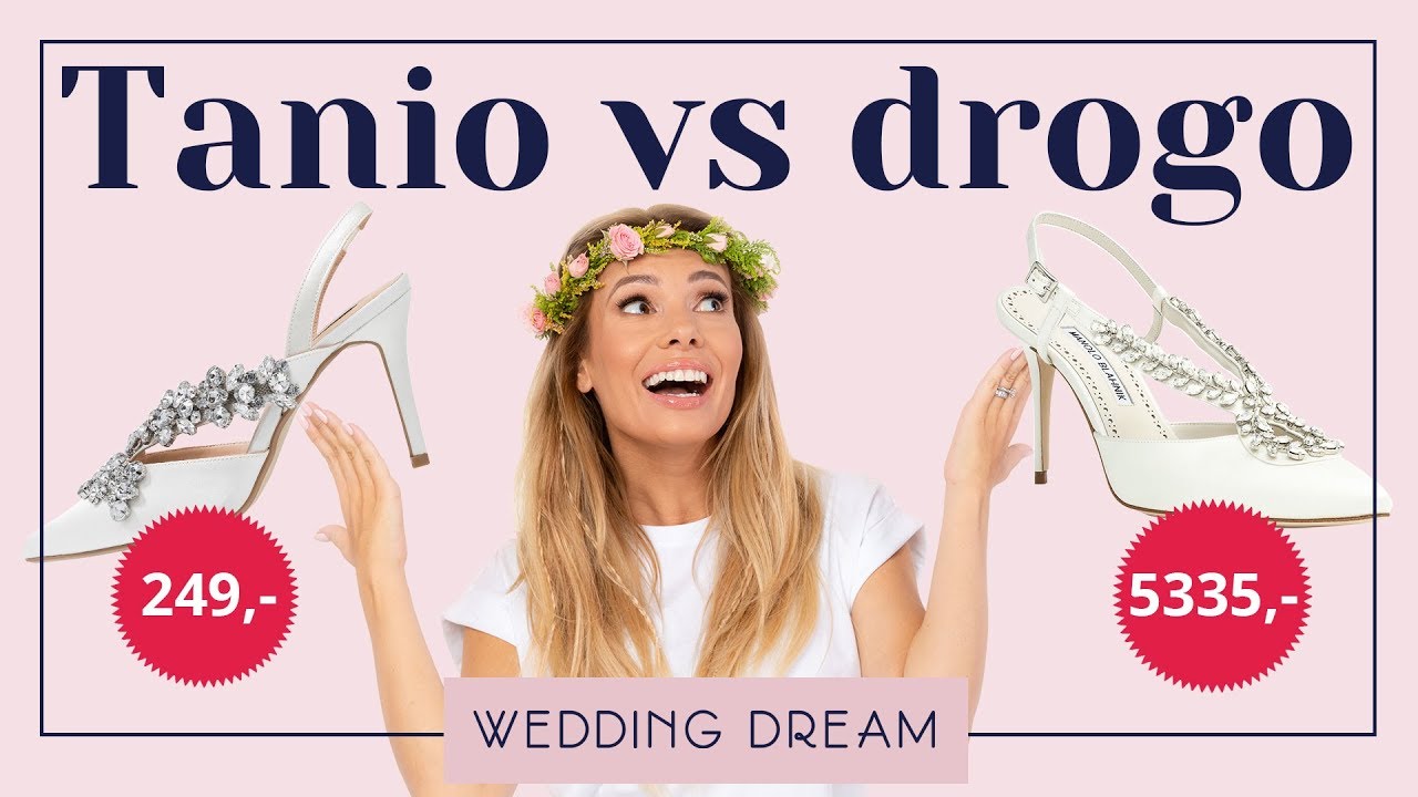 Tanio vs drogo 💸  BUTY ŚLUBNE