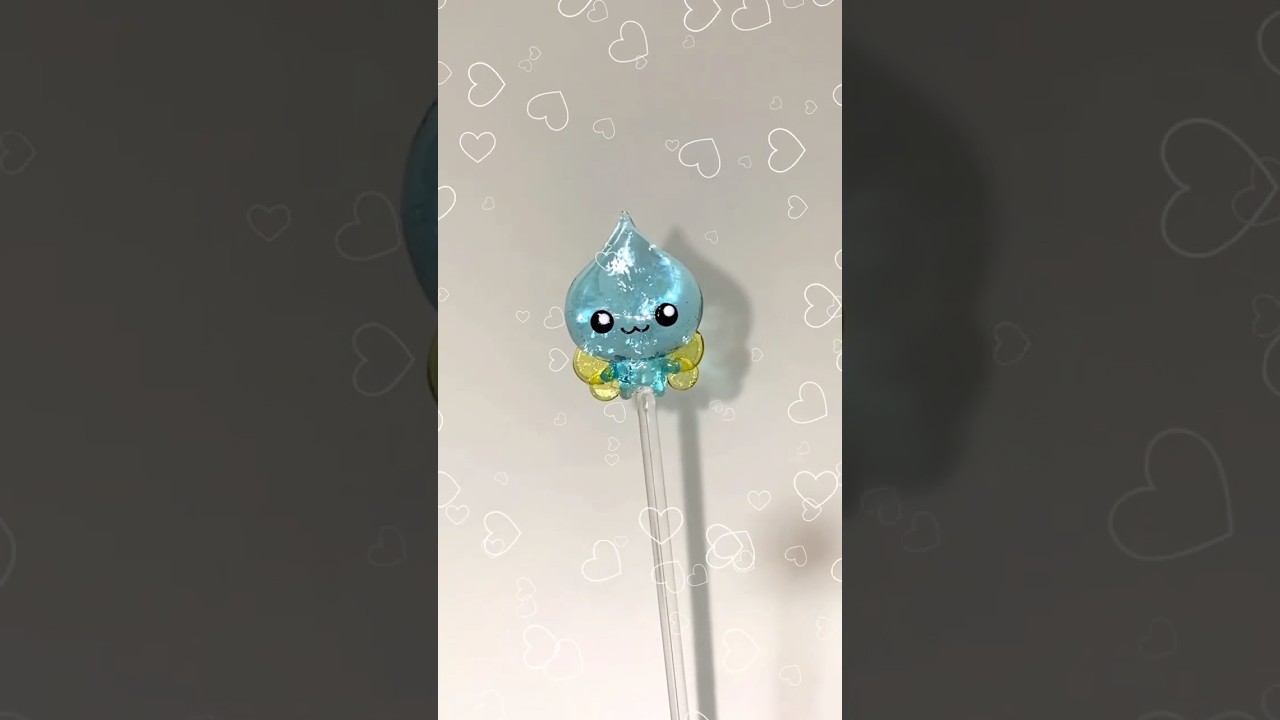 【飴細工】💙＋🤍＝？ しずくちゃん飴💧✨ Shizuku-chan Candy#shorts