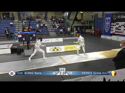 2022 80 T32 08 F E Individual Tallinn EST WC YELLOW Veres ROU vs Song KOR