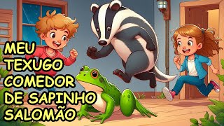 MEU TEXUGO COMEDOR DE SAPINHO SALOMÃO HistóriaInfantil #historiainfantilparadormir #historiainfantil
