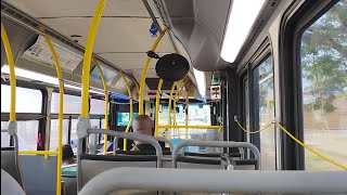 Onboard Southbound DDOT bus 2307 XD40 NFI 2023 on Route 54 Wyoming to Brennan & Jefferson 