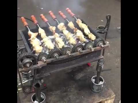 Умелые руки! Идеальный шашлычный мангал!