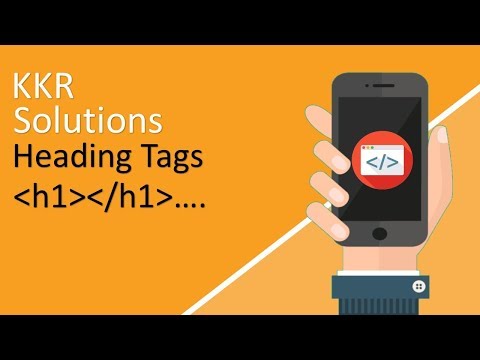 creating a web page heading || Intro to HTML/CSS : Making webpages || KKR Solutions