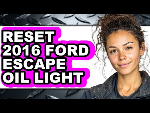 How To Reset 2016 Ford Escape Oil Light (UPDATED)
