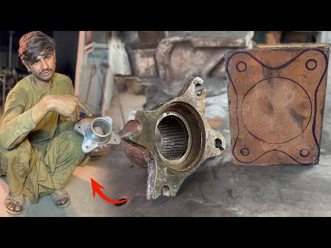 Unbelievable! Broken Differential Yoke Fully Rebuilt from Solid Iron Plate | Machinist’s Genius Work