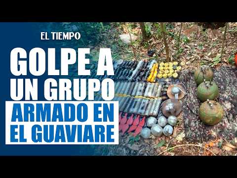 Operativo militar revela el arsenal secreto de disidencias en Colombia