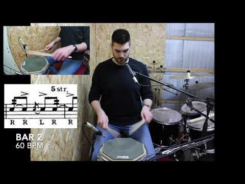 HOW TO PLAY 'SOLO #3' - C. Wilcoxon, 'The All-American Drummer'