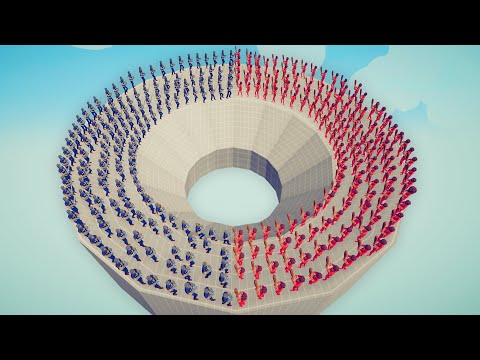 TOURNAMENT 100x vs 100x SLIDE ARENA - TABS Totally Accurate Battle Simulator