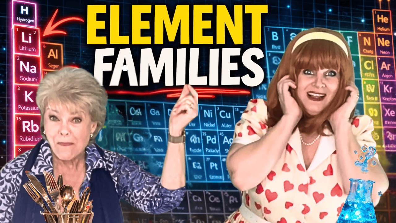 EP 7: Periodic Table Basics — Families, Patterns & Exploding Sodium ⚛️ Special Guest Gloria Loring
