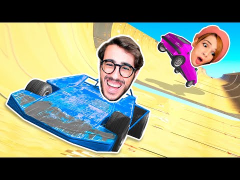 BUTTO GIÙ I MIEI AMICI DALLA MEGA RAMPA DI GTA 5!