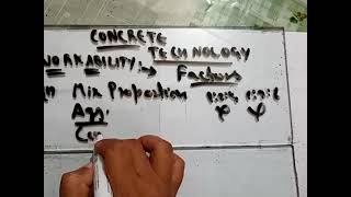 Concrete technology- Workability and factors affecting Workability
