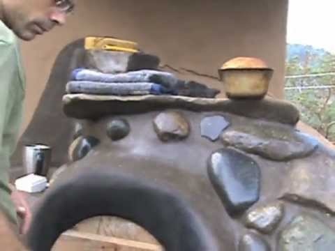 Eco-Sense. Cooking in the cob oven and special tree.m4v