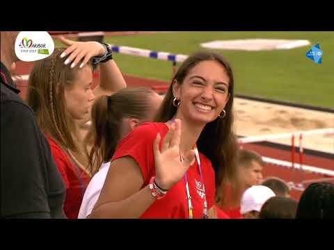 110m prepone [M], FINALE, srebrni Janko Kišak - Europski olimpijski festival mladih 2023