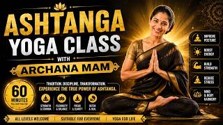 ASHTANGA YOGA CLASS WITH FEMALE YOGA TEACHER | BEST ONLINE YOGA TEACHER IN LUCKNOW | ARCHANA MAM YOG