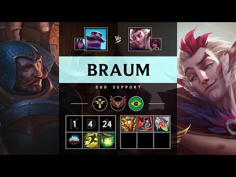 Braum Support vs Rakan - BR Grandmaster Patch 25.14