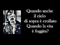 Francesco Guccini - Canzone per un'amica - In morte di S.F. - Testo