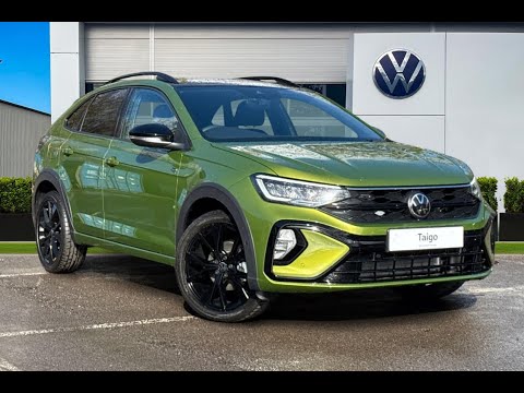Brand New Volkswagen Taigo R-Line 1.0 TSI 115PS 7-speed DSG in Visual Green Black Roof
