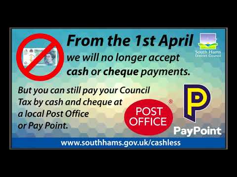 No more cash or cheque payments