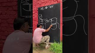 आ ओ रक्षाबंधन के लिए ड्राइंग बनाये वो भी स्वस्तिक और ओम् से😲😲✍️ #rakshabandhan #art #shorts