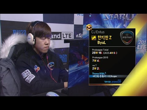 [SPL2015] ByuL(CJ) vs MarineKing(MVP) Set2 Expedition Lost -EsportsTV, Starcraft 2