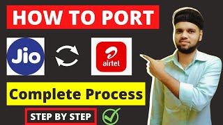 How To PORT JIO SIM To AIRTEL At Home | How To Change JIO SIM To AIRTEL Without Changing Number