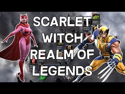 12.0.1 Scarlet Witch VS Realm of Legends Test Run - Marvel Contest Of Champions