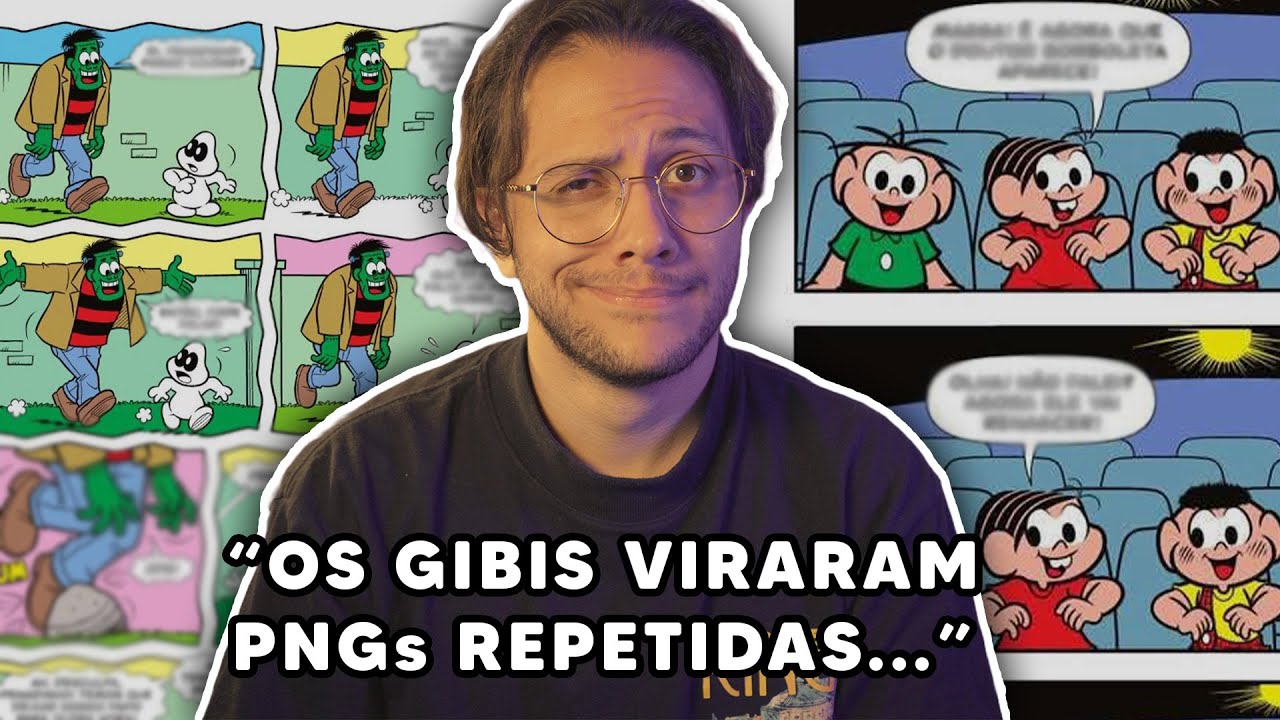 A triste situação da TURMA DA MÔNICA (quem deixou isso acontecer?)